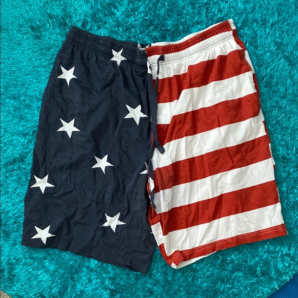 US Flag 🇺🇸 patriotic athletic shorts